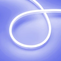 Фото #1 товара Светодиодная лента герметичная AURORA-PS-A120-12x6mm 24V Blue (10 W/m, IP65, 2835, 5m) (Arlight, Силикон, 2 года)