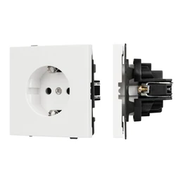 Фото #1 товара Механизм электрической розетки SCT-TENDO-MEU1-SFPL-WH (230V, 16A) (Arlight, Матовый белый)