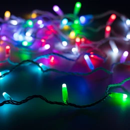Фото #1 товара Светодиодная гирлянда ARD-STRING-CLASSIC-10000-WHITE-100LED-MILK-SYNC RGB (230V, 6.5W) (Ardecoled, IP65, 1 год)