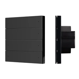 Фото #1 товара INTELLIGENT ARLIGHT Кнопочная панель SMART-ZB-801-22-1G-8SC-MULTI-IN Black (230V) (IARL, IP20 Пластик, 5 лет)