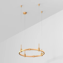 Фото #1 товара Основание ART-APRIORI-ROUND-HANG-R600 (GD) (Arlight, IP20 Металл, 3 года)