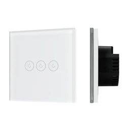 Фото #1 товара Выключатель сенсорный SWT-OMALI-S03-ZB-WH (250V, 10A, Zigbee) (Arlight, Стекло)
