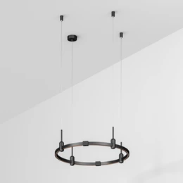 Фото #1 товара Основание ART-APRIORI-ROUND-HANG-R600 (BK) (Arlight, IP20 Металл, 3 года)