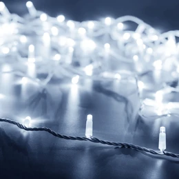 Фото #1 товара Светодиодная гирлянда ARD-STRING-CLASSIC-10000-WHITE-100LED-STD WHITE (230V, 7W) (Ardecoled, IP65, 1 год)
