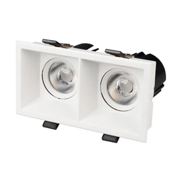 Фото #1 товара Светильник MS-FLOW-BUILT-S157x85-2x6W Day4000 (WH, 38 deg, 230V) (Arlight, IP20 Металл, 5 лет)