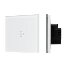Фото #1 товара Выключатель сенсорный SWT-OMALI-S01-ZB-WH (250V, 10A, Zigbee) (Arlight, Стекло)