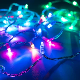 Фото #1 товара Светодиодная гирлянда ARD-STRING-CLASSIC-6000-CLEAR-40LED-LIVE RGB-SPI (12V, 26W) (Ardecoled, IP65, 1 год)