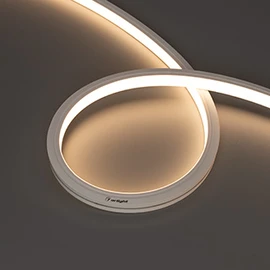 Фото #1 товара Светодиодная лента герметичная MOONLIGHT-PRO-TOP-X320-13x12mm 48V Warm3000 (9.6 W/m, IP67, 30m, wire x2) (Arlight, Вывод боковой, 7 лет)