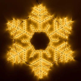 Фото #1 товара Фигура светодиодная ARD-SNOWFLAKE-M10-1000x900-504LED Warm (230V, 31W) (Ardecoled, IP65, 1 год)