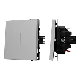 Фото #1 товара ARL NOBE Выключатель 1 кл подсветка софт-тач никель SWT-MK01-SFPL-L-IS (250V, 10A) (Arlight, -)