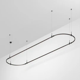 Фото #1 товара Основание ART-APRIORI-OVAL-HANG-4000x1000 (BK) (Arlight, IP20 Металл, 3 года)