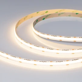 Фото #1 товара Светодиодная лента COB-X576-10mm 24V Warm3500 (15 W/m, IP20, 5m) (Arlight, высок.эфф.150 лм/Вт)