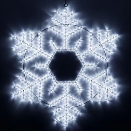Фото #1 товара Фигура светодиодная ARD-SNOWFLAKE-M10-1000x900-504LED White (230V, 31W) (Ardecoled, IP65, 1 год)