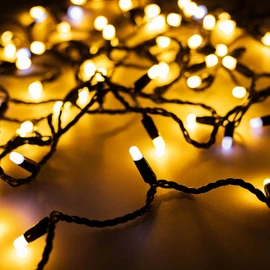 Фото #1 товара Светодиодная гирлянда ARD-STRING-CLASSIC-10000-BLACK-100LED-MILK-FLASH Warm (230V, 7W) (Ardecoled, IP65, 1 год)