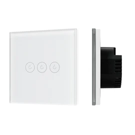 Фото #1 товара Выключатель сенсорный SWT-OMALI-S03-ZB-WH (250V, 10A, Zigbee) (Arlight, Стекло)