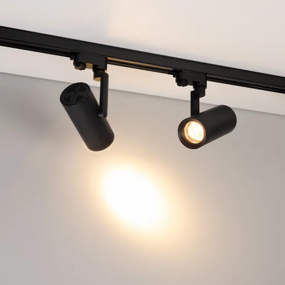 Фото #11 товара Светильник LGD-URANUS-4TR-R75-18W/25W Warm3500-MIX (BK, 20-50 deg, side holder, 230V) (Arlight, IP20 Металл, 5 лет)
