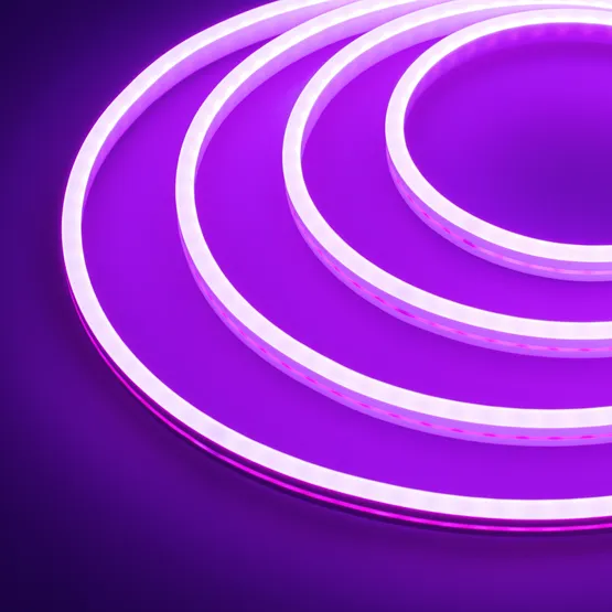 Фото #2 товара Гибкий неон GALAXY-1206-5000CFS-2835-100 12V Purple (12x6mm, 12W, IP67) (Arlight, 12 Вт/м, IP67)