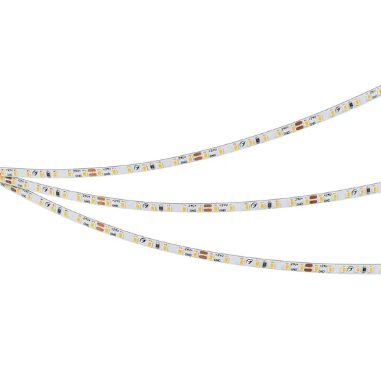 Фото #3 товара Светодиодная лента MICROLED-M168-4mm 24V Warm3000 (5 W/m, IP20, 2216, 5m) (Arlight, узкая)