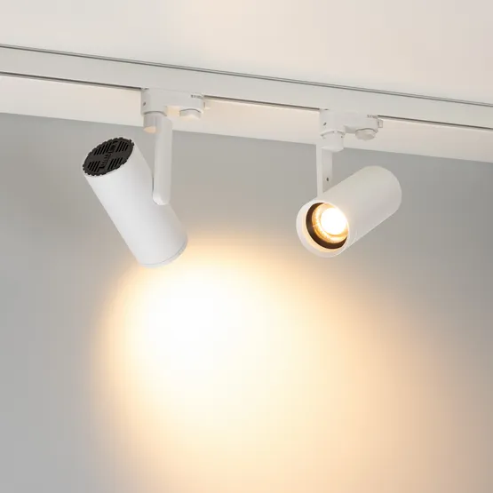 Фото #6 товара Светильник LGD-URANUS-4TR-R75-18W/25W Warm3500-MIX (WH, 20-50 deg, side holder, 230V) (Arlight, IP20 Металл, 5 лет)