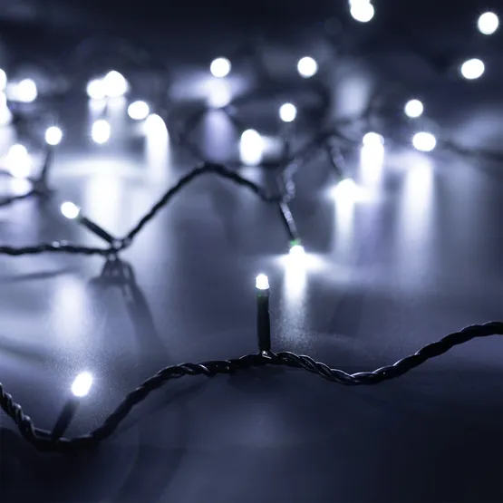 Фото #1 товара Светодиодная гирлянда ARD-STRING-HOME-5000-GREEN-50LED-STD WHITE (230V, 3.5W) (Ardecoled, IP20, 1 год)