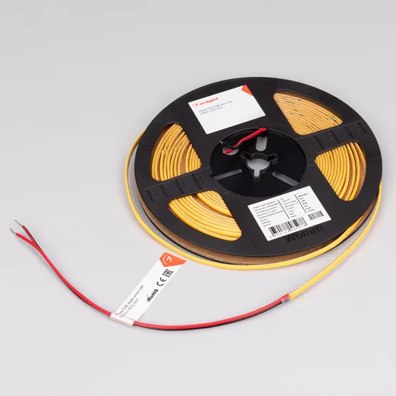 Фото #2 товара Светодиодная лента COB-X480-4mm 24V Gold (4 W/m, IP20, 5m) (Arlight, -)