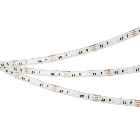 Фото #4 товара Светодиодная лента герметичная RTW-SE-A120-8mm 24V RGB (12 W/m, IP65, 2835, 5m) (Arlight, 5 лет)
