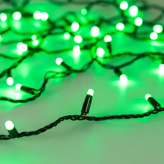 Фото #4 товара Светодиодная гирлянда ARD-STRING-CLASSIC-20000-BLACK-200LED-MILK-SYNC RGB (230V, 13W) (Ardecoled, IP65, 1 год)