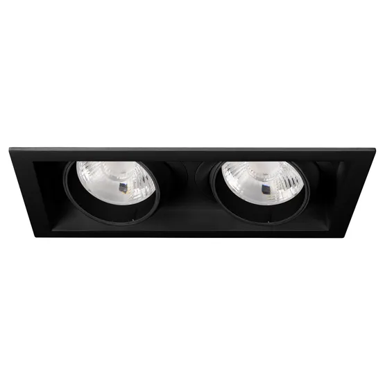 Фото #1 товара Светильник MS-VORTEX-BUILT-S250x140-2x30W Day4000 (BK-BK, 17 deg, 230V) (Arlight, IP20 Металл, 5 лет)