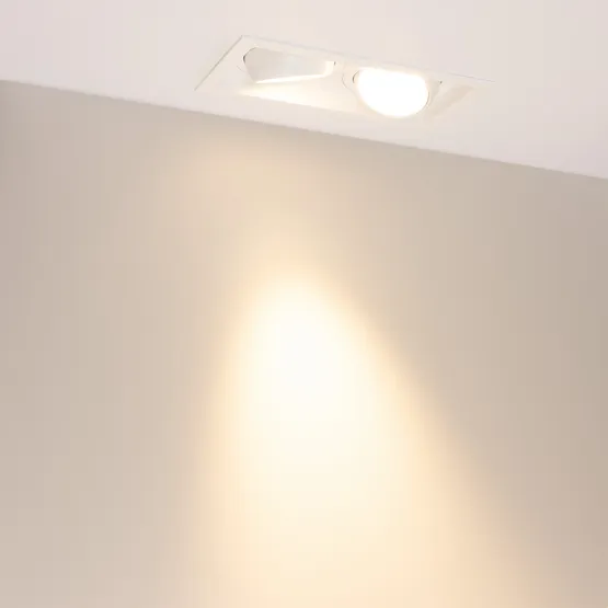 Фото #6 товара Светильник MS-VORTEX-BUILT-S250x140-2x30W Warm3000 (WH-WH, 30 deg, 230V) (Arlight, IP20 Металл, 5 лет)