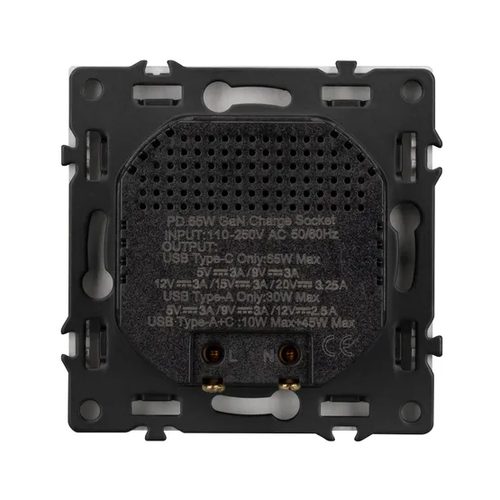 Фото #3 товара ARL NOBE USB Розетка тип A+C софт-тач белый кварц SCT-MUAC-SFPL-FC-WH (65W, QC3) (Arlight, -)