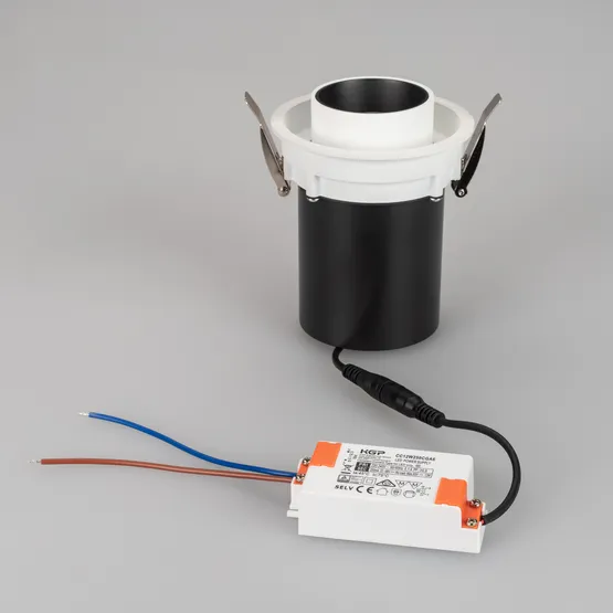 Фото #4 товара Светильник LTD-PULL-R100-10W Day4000 (WH, 24 deg, 230V) (Arlight, IP20 Металл, 5 лет)