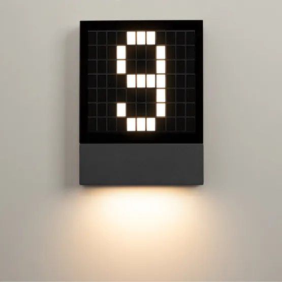 Фото #4 товара Светильник LGD-SIGN-WALL-S150x200-3W Warm3000 (GR, 148 deg, 230V) (Arlight, IP54 Металл, 3 года)