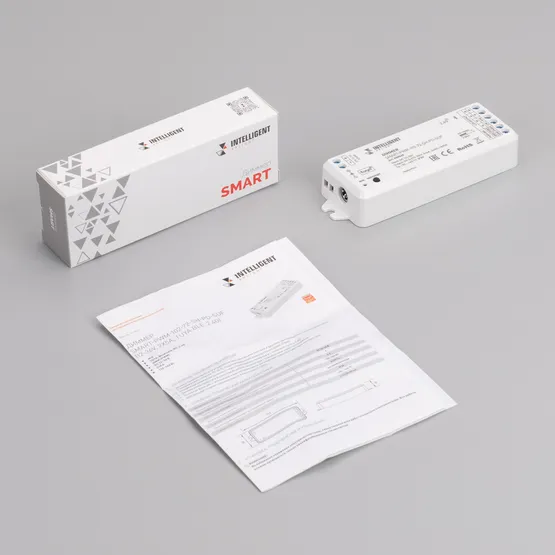 Фото #3 товара INTELLIGENT ARLIGHT Диммер SMART-PWM-102-72-SH-PD-SUF (12-36V, 2x5A, TUYA BLE, 2.4G) (IARL, Контроллер)