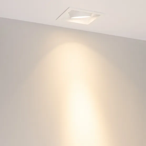 Фото #3 товара Светильник MS-VORTEX-BUILT-S140x140-30W Warm3000 (WH-WH, 17 deg, 230V) (Arlight, IP20 Металл, 5 лет)