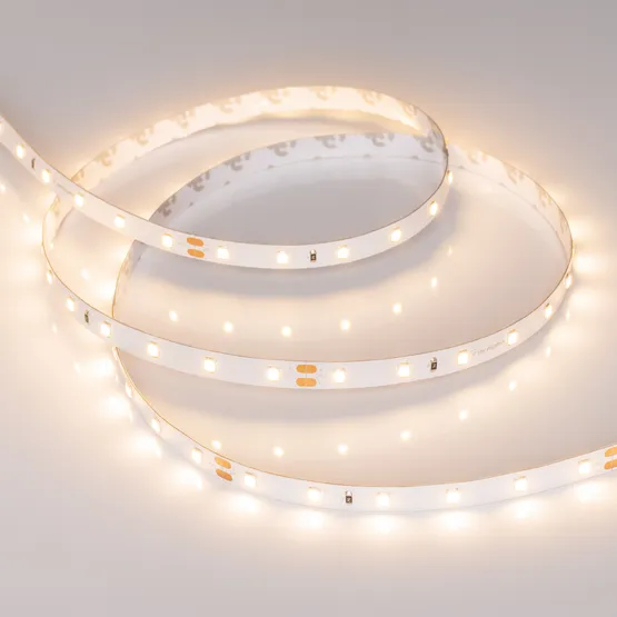 Фото #2 товара Светодиодная лента RT-A60-8mm 24V Warm3000 CRI98 (7.2 W/m, IP20, 2835, 5m) (Arlight, Открытый)