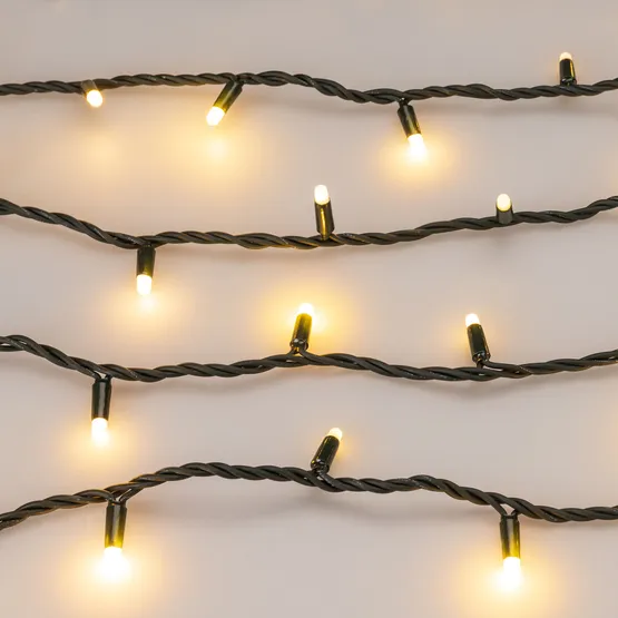 Фото #3 товара Светодиодная гирлянда ARD-STRING-PRO-1000-GREEN-100LED-MILK-PULSE Warm (230V, 7W) (Ardecoled, IP65, 2 года)