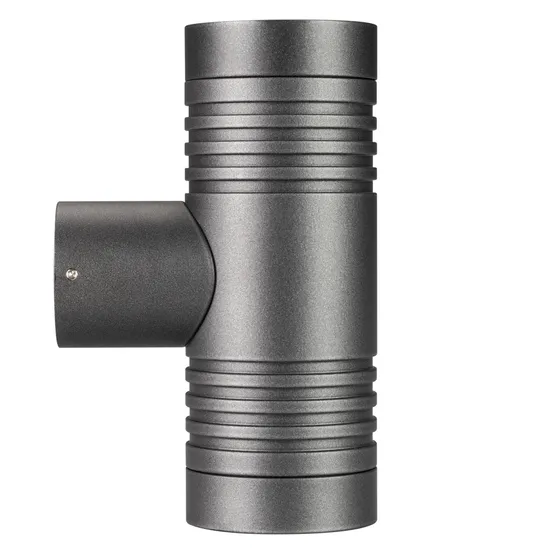 Фото #4 товара Светильник LGD-RAY-WALL-TWIN-R46-2x3W Warm3000 (GR, 24 deg, 230V) (Arlight, IP65 Металл, 3 года)