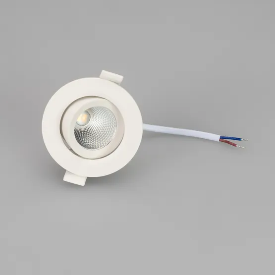 Фото #2 товара Светильник LTD-POLAR-TURN-R80-5W Warm3000 (WH, 36 deg, 230V) (Arlight, IP20 Пластик, 3 года)