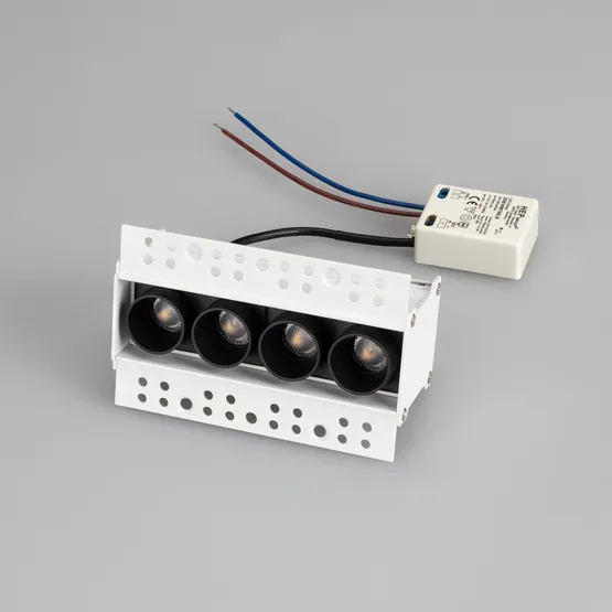 Фото #3 товара Светильник MS-ORIENT-BUILT-TRIMLESS-TC-S38x127-10W Warm3000 (WH-BK, 30 deg, 230V) (Arlight, IP20 Металл, 5 лет)