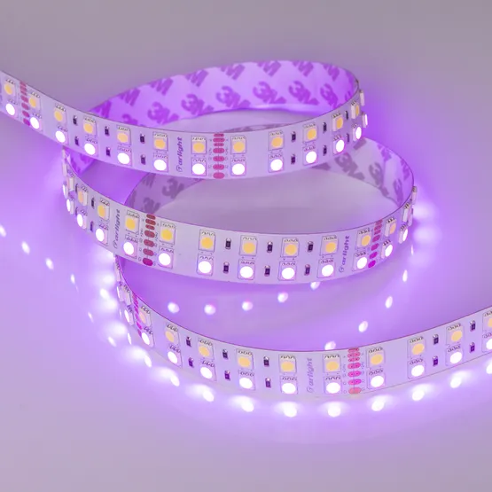 Фото #2 товара Светодиодная лента RT 2-5000 24V RGB-White 2x2 (5060, 720 LED, LUX) (Arlight, 32 Вт/м, IP20)