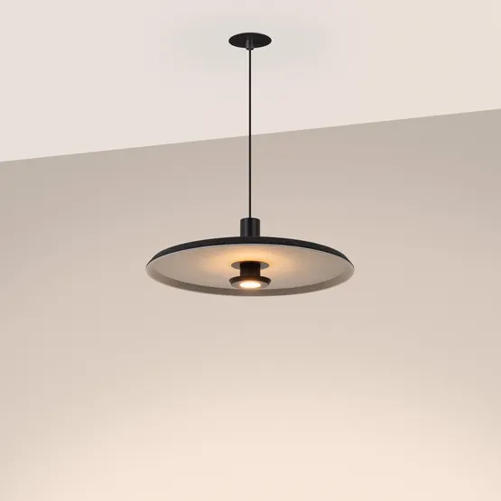Фото #3 товара Светильник SP-KOTARO-R450-12W Warm3000 (BK-GR, 36 deg, 230V, TRIAC) (Arlight, IP20 Фетр, 3 года)