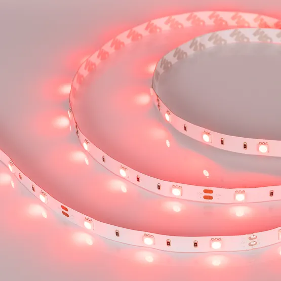 Фото #2 товара Светодиодная лента RT 2-5000 12V Red (5060, 150 LED, LUX) (Arlight, 7.2 Вт/м, IP20)