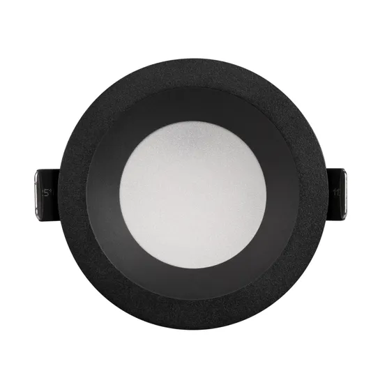 Фото #2 товара Светильник MS-DROP-BUILT-R84-8W Warm2700 (BK, 85 deg, 230V) (Arlight, IP54 Металл, 5 лет)