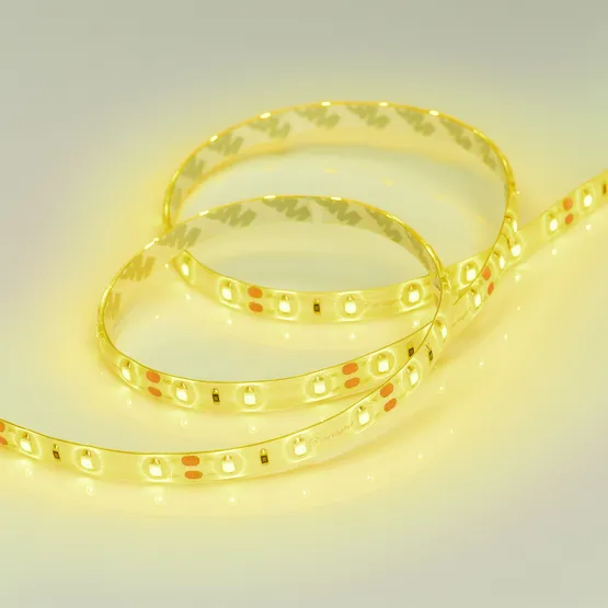 Фото #3 товара Светодиодная лента герметичная RTW-SE-A60-8mm 12V Yellow (4.8 W/m, IP65, 2835, 5m) (Arlight, -)