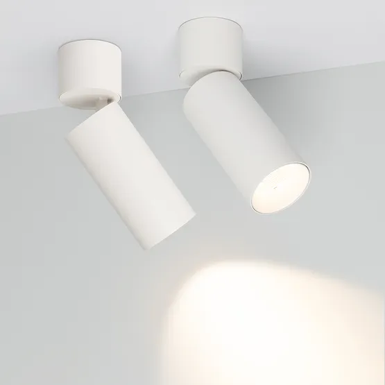 Фото #2 товара Светильник SP-POLO-SURFACE-FLAP-R65-8W Day4000 (WH-WH, 40 deg) (Arlight, IP20 Металл, 5 лет)