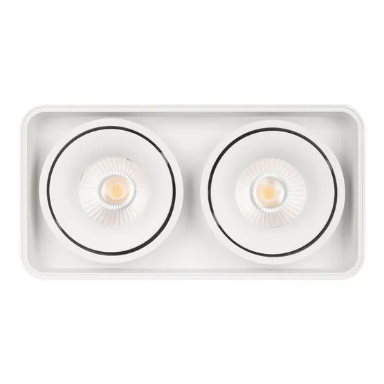 Фото #3 товара Светильник SP-CUBUS-S195x100-2x8W Day4000 (WH, 45 deg, 230V) (Arlight, IP20 Металл, 3 года)