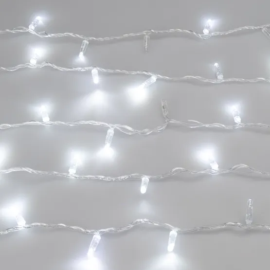 Фото #4 товара Светодиодная гирлянда ARD-STRING-CLASSIC-1000-CLEAR-100LED-PULSE White (230V, 7W) (Ardecoled, IP65, 1 год)