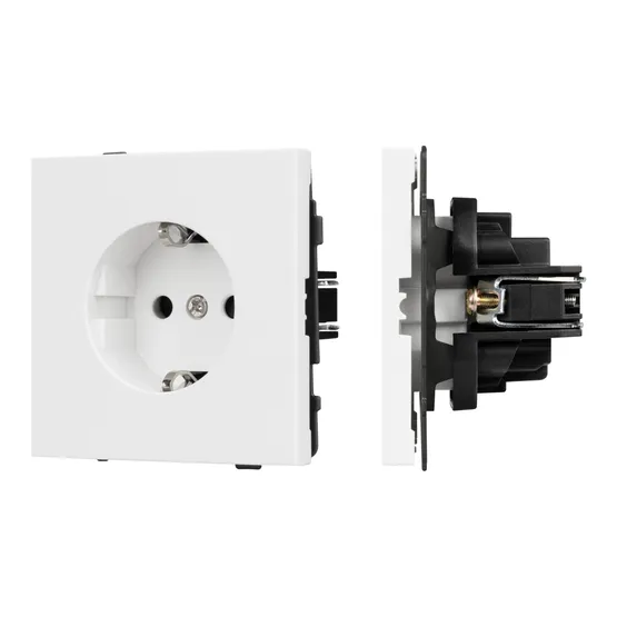 Фото #1 товара Механизм электрической розетки SCT-TENDO-MEU1-PL-WH (230V, 16A) (Arlight, Белый)