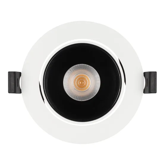 Фото #3 товара Светильник MS-FORECAST-BUILT-TURN-R102-12W Warm3000 (WH-BK, 32 deg, 230V) (Arlight, IP20 Металл, 5 лет)