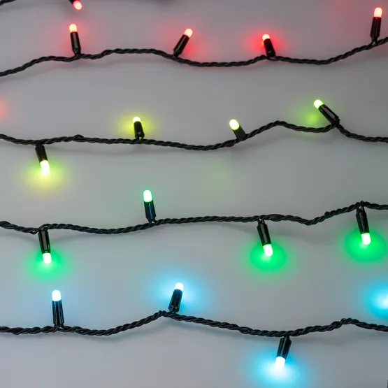 Фото #3 товара Светодиодная гирлянда ARD-STRING-CLASSIC-10000-BLACK-100LED-MILK-LIVE RGB-DMX (24V, 10W) (Ardecoled, IP65, 1 год)